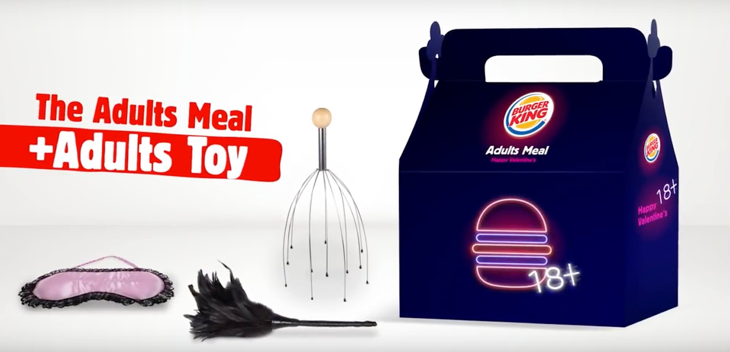 Burger King s Racy Valentine s Day Meals Come with