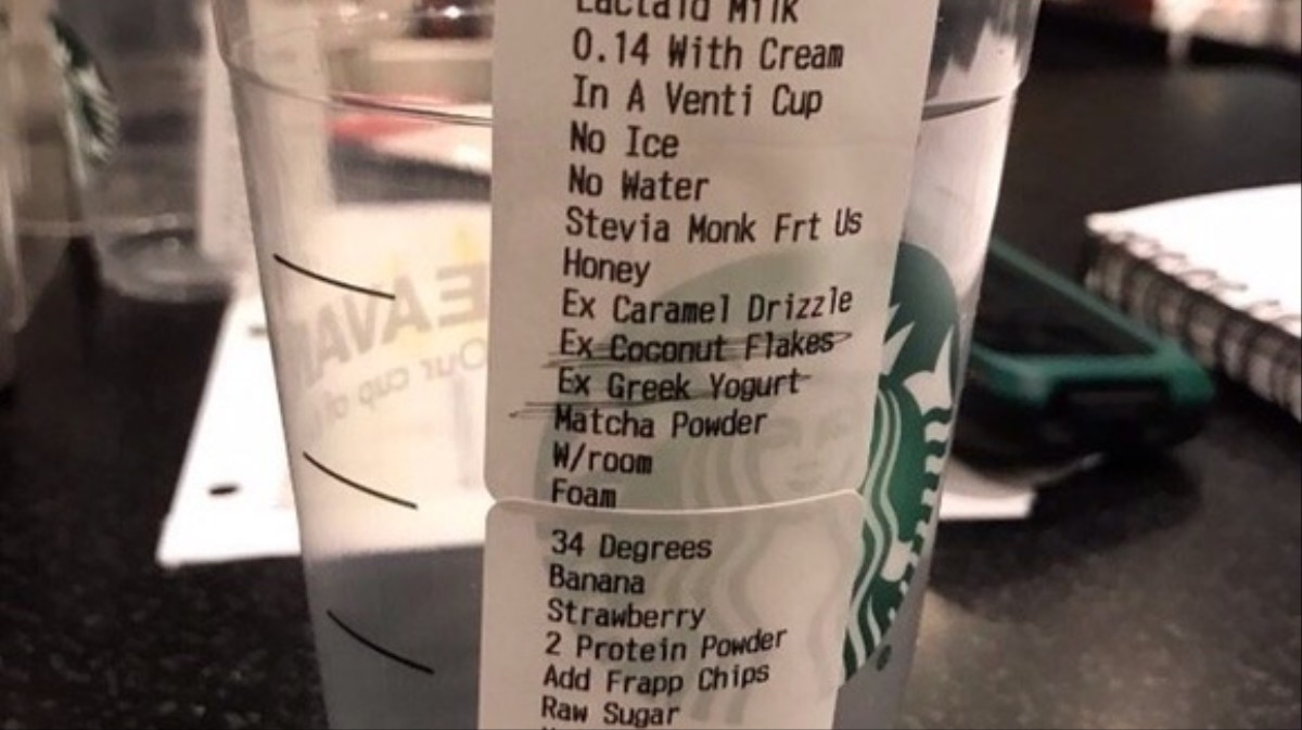 Is This the Most Ridiculous Starbucks Order of All Time?